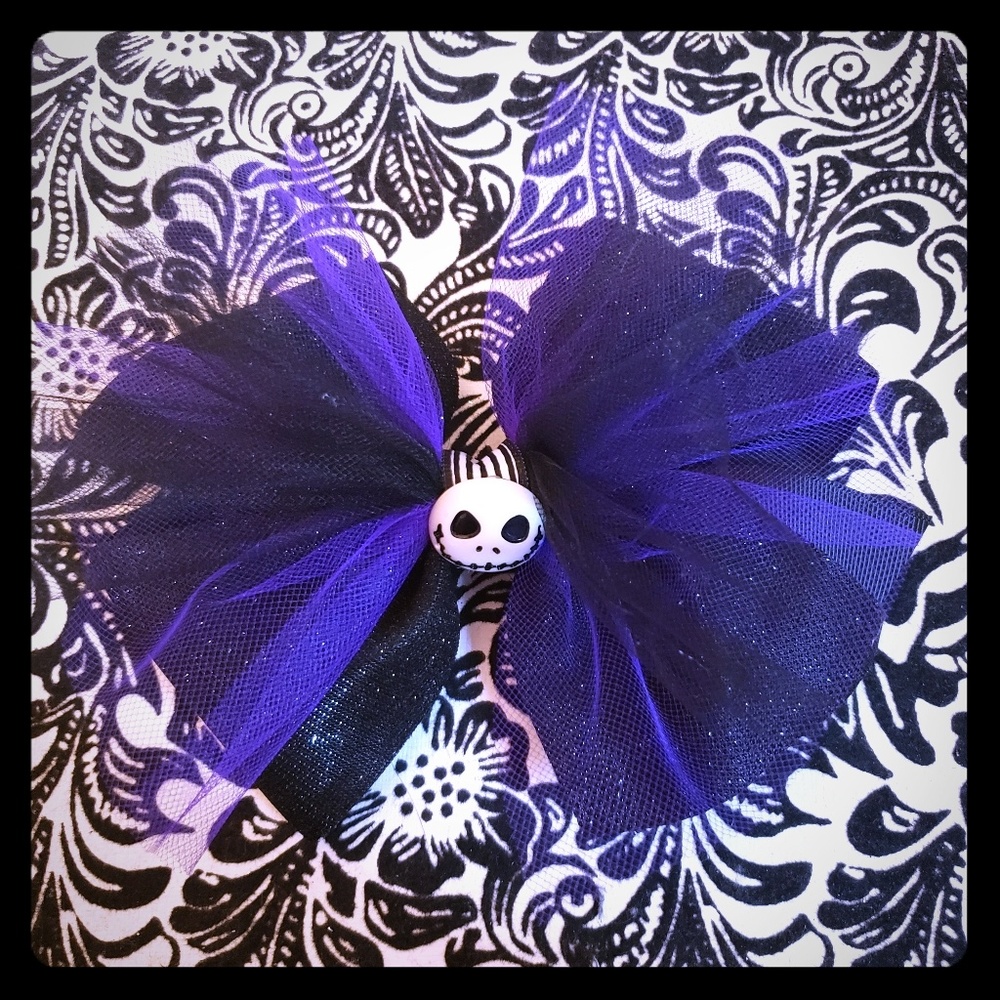 Jack Skellington hair bow